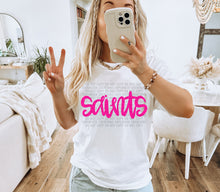 Load image into Gallery viewer, Pink Handlettering Mascot Dropdown TRANSFER CAP FEB 25