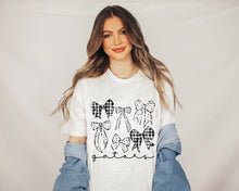 Load image into Gallery viewer, SC BW Coquette Bow Mascots Dropdown TRANSFER PHDC MAY