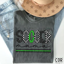 Load image into Gallery viewer, Soccer Mama Checkered Color Dropdown TRANSFER FEB COR