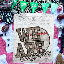 Load image into Gallery viewer, We Are Faux Embroidery Glitter Baseball Mascot TRANSFER CAP JAN