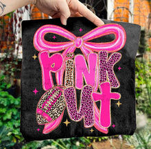 Load image into Gallery viewer, Pink Out Leopard Pink Bow TRANSFER
