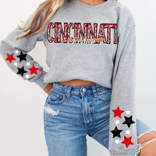 Load image into Gallery viewer, Baseball Teams Faux Embroidery Stars With SLEEVE OPTION TRANSFER VIRGO FEB