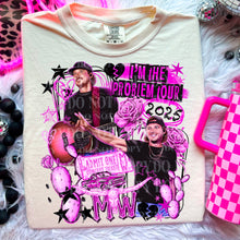 Load image into Gallery viewer, I’m The Prob Tour Collage Pink SLEEVE OPTION TRANSFER AGCM FEB
