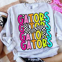 Load image into Gallery viewer, 80’s Stacked Checker Mascots DROPDOWN TRANSFER CSD FEB 26