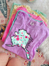 Load image into Gallery viewer, Pink Floral States (all 50 states available) TRANSFER CARTER MAR 26