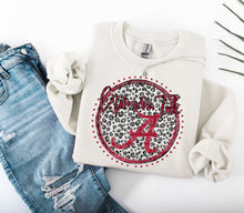 Load image into Gallery viewer, Grey Leopard Circle Team Mascot DROPDOWN TRANSFER CAP