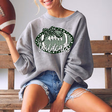 Load image into Gallery viewer, Seersucker Footballs And Bow Customized DROPDOWN DTF TRANSFER BIA