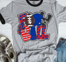 Load image into Gallery viewer, Football Word Art DROPDOWN TRANSFER