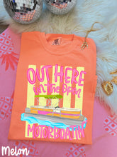 Load image into Gallery viewer, Out Here In The Open Motorboatin Stripes Pink TRANSFER TCC ET APR 26