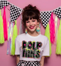 Load image into Gallery viewer, Mascots Pink Star Yellow Bow Stripes TRANSFER CST FEB 26