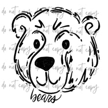 Load image into Gallery viewer, Doodle Single Color Mascots Dropdown TRANSFER