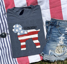 Load image into Gallery viewer, Patriotic Dog Designs Black Text SWD MAY DROPDOWN TRANSFER