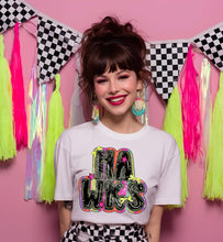 Load image into Gallery viewer, Mascots Pink Star Yellow Bow Stripes TRANSFER CST FEB 26