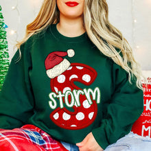 Load image into Gallery viewer, Dotted Letter Santa Hat Mascot DROPDOWN TRANSFER CSD
