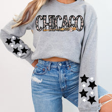 Load image into Gallery viewer, Baseball Teams Faux Embroidery Stars With SLEEVE OPTION TRANSFER VIRGO FEB