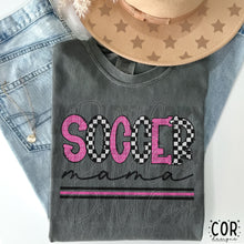 Load image into Gallery viewer, Soccer Mama Checkered Color Dropdown TRANSFER FEB COR