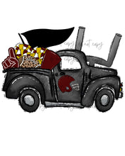 Load image into Gallery viewer, Football Cheer Spirit Truck (Add Name) Customized DTF TRANSFER