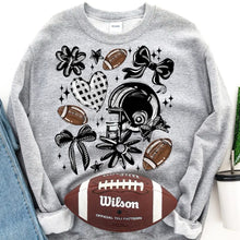 Load image into Gallery viewer, Play Ball Football Collage DROPDOWN TRANSFER BIA