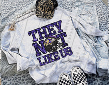 Load image into Gallery viewer, They Not Like Us Faux Embroidery Mascot DROPDOWN TRANSFER TGG 24