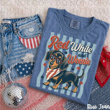 Load image into Gallery viewer, Red, White & Weenie Stripes TRANSFER UAC JUNE 26
