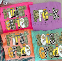 Load image into Gallery viewer, Camo Pencil Checker School Grades DROPDOWN TRANSFER