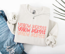 Load image into Gallery viewer, Pink Vday Stacked Mascot DROPDOWN TRANSFER CAP
