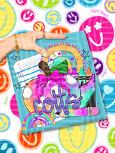 Load image into Gallery viewer, TD Rainbow Apple Mascots DROPDOWN TRANSFER CAP JUNE 26