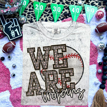 Load image into Gallery viewer, We Are Faux Embroidery Glitter Baseball Mascot TRANSFER CAP JAN