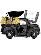 Load image into Gallery viewer, Football Cheer Spirit Truck (Add Name) Customized DTF TRANSFER