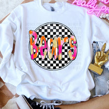 Load image into Gallery viewer, Preppy Checkered Mascot Dropdown TRANSFER SWD TEMP