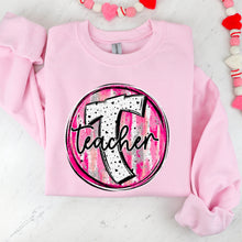 Load image into Gallery viewer, Pink Brush Dalmatian Valentine Names DROPDOWN TRANSFER SDD
