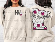 Load image into Gallery viewer, Floral Whimsy States With Pocket(ALL 50 STATES AVAILABLE) OPTION TRANSFER BIA