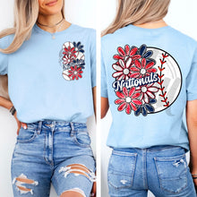 Load image into Gallery viewer, Floral Ball Baseball Team With Pocket DROPDOWN TRANSFER MMD APR