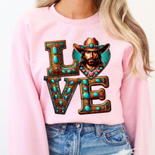 Load image into Gallery viewer, Western Jesus Heart SLEEVE OPTION TRANSFER DWS