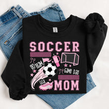 Load image into Gallery viewer, Pink Sports Mom Checkers DROPDOWN TRANSFER SWD MAY