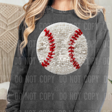 Load image into Gallery viewer, Sports Faux Yarn Sequins DROPDOWN TRANSFER SBB OCT 25