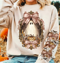 Load image into Gallery viewer, Vintage Ghost Lace Bow With Sleeve TRANSFER AGCM