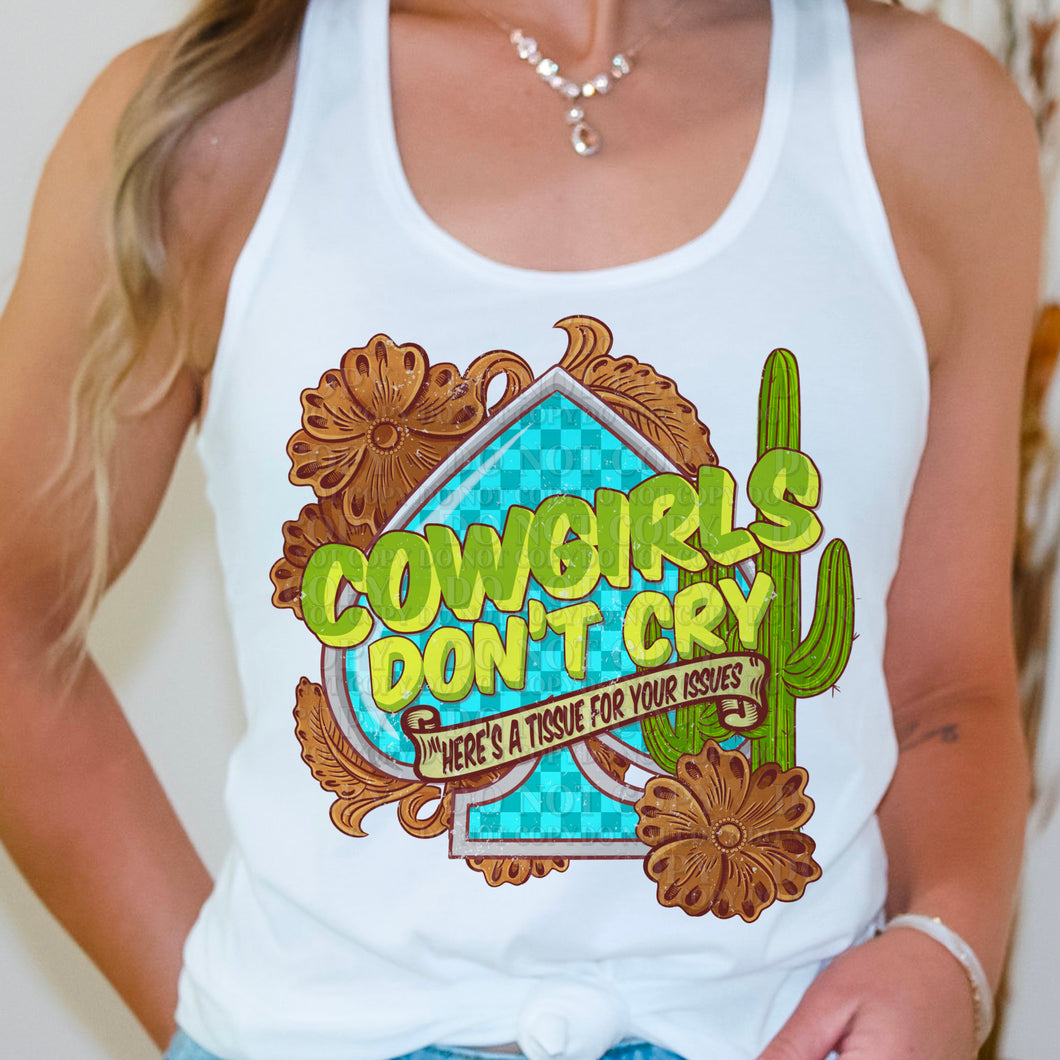 Cowgirls Don’t Cry Turquoise Spade TRANSFER AG