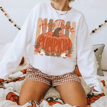 Load image into Gallery viewer, Hey There Pumpkin Polka Dot Fall Florals Background Stripes DROPDOWN TRANSFER CARTER AUG 26