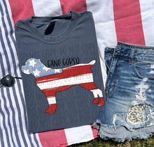 Load image into Gallery viewer, Patriotic Dog Designs Black Text SWD MAY DROPDOWN TRANSFER