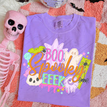 Load image into Gallery viewer, Boo Spooky Eeek Halloween Things Distressed Option DROPDOWN TRANSFER CARTER AUG 26