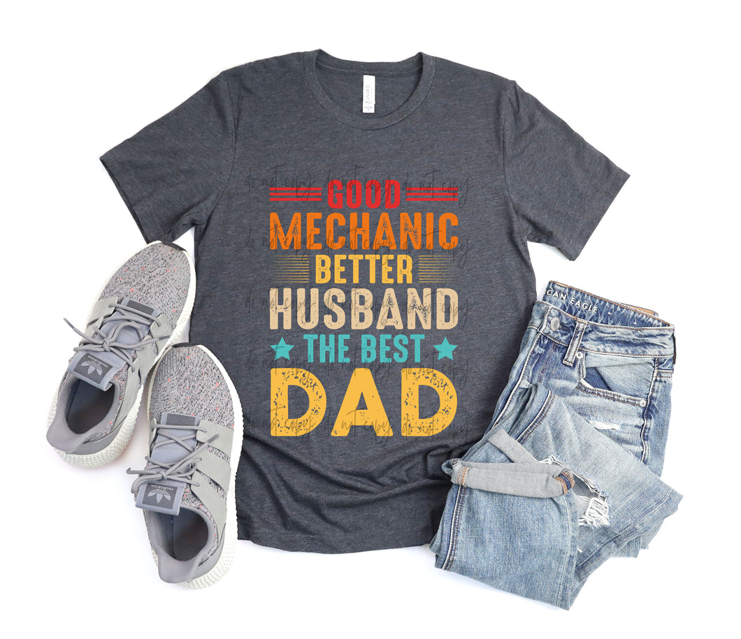 Good Mechanic, Better Husband, The Best Dad TRANSFER