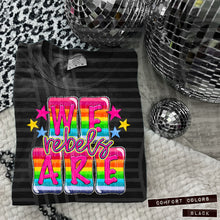 Load image into Gallery viewer, We Are Rainbow Stripes Mascot Dropdown TRANSFER CAP MAY