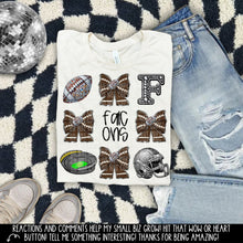 Load image into Gallery viewer, Rhinestone Bow Mascot Collage DROPDOWN TRANSFER
