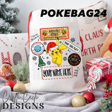 Load image into Gallery viewer, Santa Sacks Faux Embroidery CUSTOMIZED DTF DROPDOWN Transfer CCD