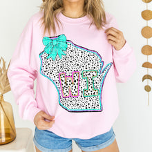Load image into Gallery viewer, Pink Teal Dalmatian Bow States (All 50 states available) DTF TRANSFER