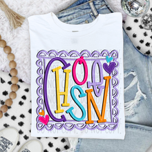 Load image into Gallery viewer, Purple Doodle Frame DROPDOWN TRANSFER SWD JULY