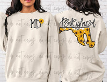 Load image into Gallery viewer, Floral Whimsy States With Pocket(ALL 50 STATES AVAILABLE) OPTION TRANSFER BIA