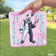 Load image into Gallery viewer, Horror Characters With Pink Stars Frame Green Distressed Lines DROPDOWN TRANSFER CARTER AUG 26