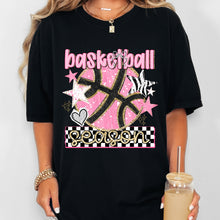 Load image into Gallery viewer, Sports Season Pink Star Checker DROPDOWN TRANSFER DWS MAR 26